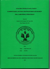 Analisis Tingkat Daya Tahan Kardiovaskular pada Ekstrakurikuler Basket SMA Labschool Kebayoran