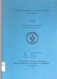 Penerapan Energi Kinetik dan Potensial pada Trapeze