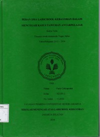 Image of Peran SMA Labschool Kebayoran dalam Mencegah Kasus Tawuran Antar Pelajar