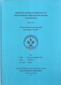 Keefektifan Penerapan Kebijakan Tax Amnesty Periode 1 terhadap Jumlah Harta yang Diungkap