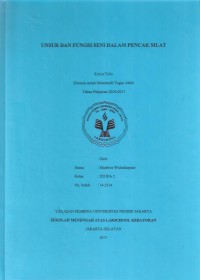 Unsur dan Fungsi Seni dalam Pencak Silat