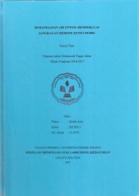 Pemanfaatan Air untuk Memperluas Jangkauan Remote Kunci Mobil