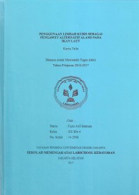 Penggunaan Limbah Kubis sebagai Pengawet Alternatif Alami pada Ikan Laut