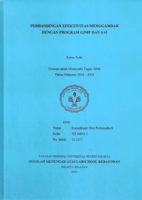 Image of Perbandingan Efektivitas Menggambar dengan Program Gimp dan Sai