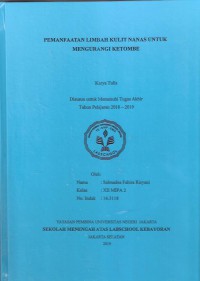 Pemanfataan Limbah Kulit Nanas untuk Mengurangi Ketombe