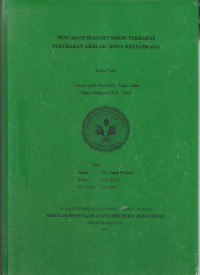 Pengaruh Ibadah Umroh Terhadap Perubahan Akhlak Siswa Heksadraga