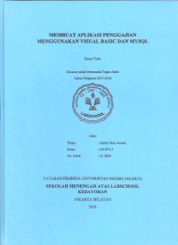 Image of Membuat Aplikasi Penggajian Menggunakan Visual Basic dan My SQL