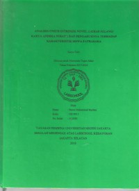 Analisis Unsur Intrinsik Novel Laskar Pelangi Karya Andrea Hirata dan Pengaruhnya Terhadap Karakteristik Siswa Patrasaka