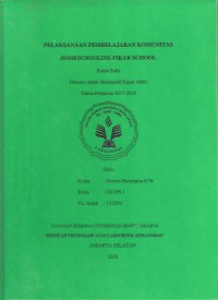 Pelaksanaan Pembelajaran Komunitas Homeschooling Fikar School