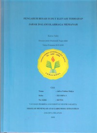 Pengaruh Besar Sudut Elevasi terhadap Jarak dalam Olahraga Memanah