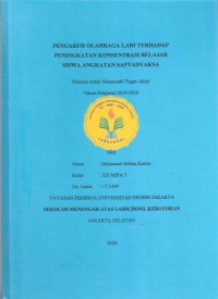 Pengaruh Olahraga Lari terhadap Peningkatan Konsentrasi Belajar Siswa Angkatan Saptadyaksa