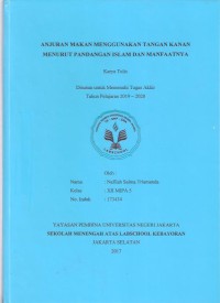 Anjuran Makan Menggunakan Tangan Kanan Menurut Pandangan Islam dan Manfaatnya