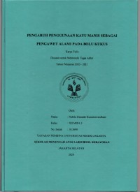 Pengaruh penggunaan Kayu Manis Sebagai Pengawet Alami pada Bolu Kukus