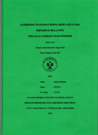 Gambaran Wawasan Siswa-Siswi Astatara Mengenai Bullying Melalui Literasi Film Wonder
