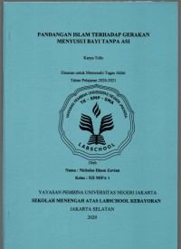 Pandangan Islam terhadap Gerakan Bayi Menyusui tanpa ASI