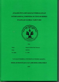 Analisis Peta Ketahanan Perdagangan Internasional Indonesia di Tengah Risiko Stagflasi Global Tahun 2022