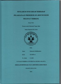 Pengaruh Wind Shear terhadap Pelaksanaan Prosedur Go Around oleh Peswat Terbang