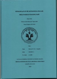 Pemanfaatan Buah Mangga dalam Melunakkan Daging Sapi