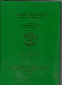 Analisis Unsur Intrinsik Penokohan Dalam Novel 