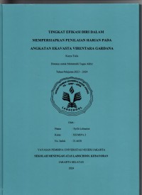 Tingkat Efikasi Diri dalam Mempersiapkan Penilaian Harian pada Angkatan Ekavasta Virentara Gardana