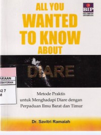 Diare: Metode Praktis untuk Menghadapi Diare dengan Perpaduan Ilmu Barat dan Timur