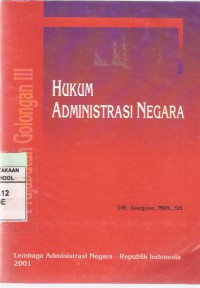 Hukum Administrasi Negara