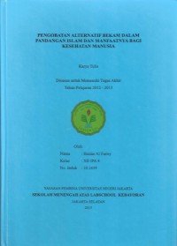 Pengobatan Alternatif Bekam dalam Pandnagan Islam dan Manfaatnya Bagi Kesehatan Manusia