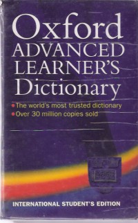 Oxford: Advanced Learner's Dictionary