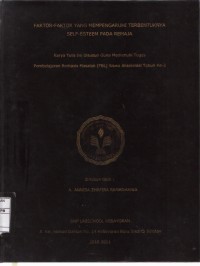 Faktor-Faktor yang Mempengaruhi Terbentuknya Self-Esteem pada Remaja