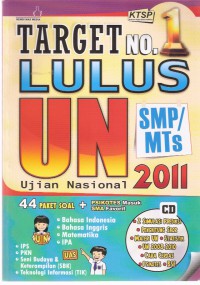 Target No.1 Lulus UN SMP/MTs Ujian Nasional 2011